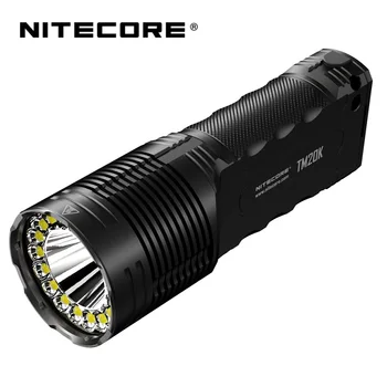 Taktički reflektor NITECORE TM20K 20000 lumena, svjetiljka s podrškom za punjenje putem USB-C, ugrađena punjiva baterija od 9600 mah