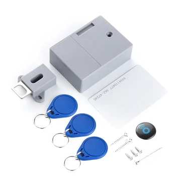 DIY inteligentni senzor RFID skrivene sigurnosti, digitalna brava za zaključavanje ormara /elektronske brave za ladice, nevidljivi senzor za zaključavanje namještaja za garderobu