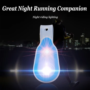 Višenamjenski upozoravajuća žaruljica za džoging na otvorenom, noćni lampa za trčanje, led svjetiljka s hands-free spona, spona na магните za odjeću, noćno svjetlo