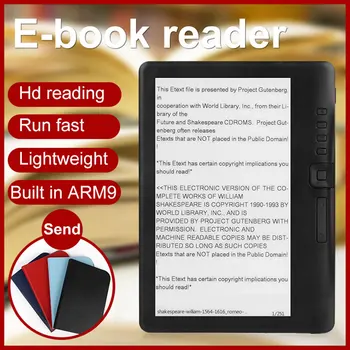 Uređaj za čitanje e-knjiga sa 7-inčnim ekranom HD TFT, digitalni MP3 player, tablet, crni, 16 GB, zidni utikač SAD