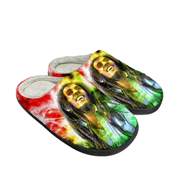 Vruće trendy pamučne papuče Bob Marley na red, muške, ženske sandale, od samta casual cipele, kojim da čuva toplinu, термоудобные papuče