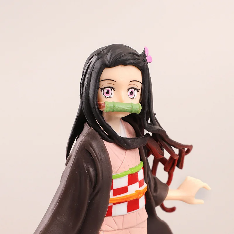 6 kom./compl., figurice likova Demon Slayer Kisatsutai, slatka lutka za stol, ukrašen anime-igračku