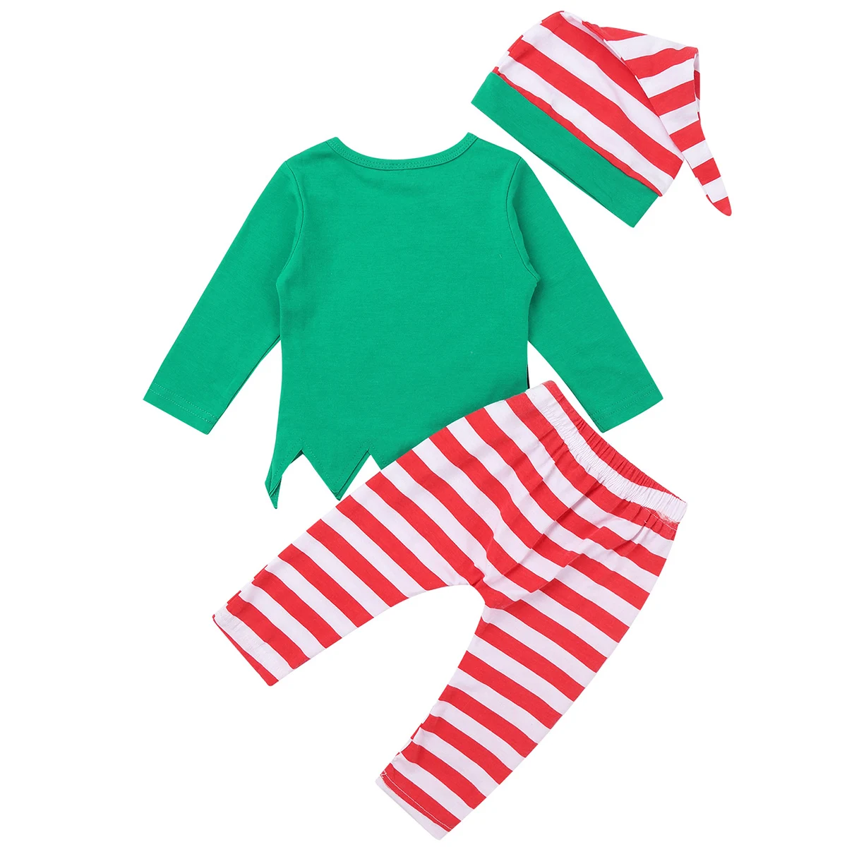 Božićni Outfit Pixie za Malu Djecu, Jesenje Majice s Dugim Rukavima i Hlačama, Kapa Za Dječake I Djevojčice, Festival malu Djecu, Božićni Odijelo za Косплея