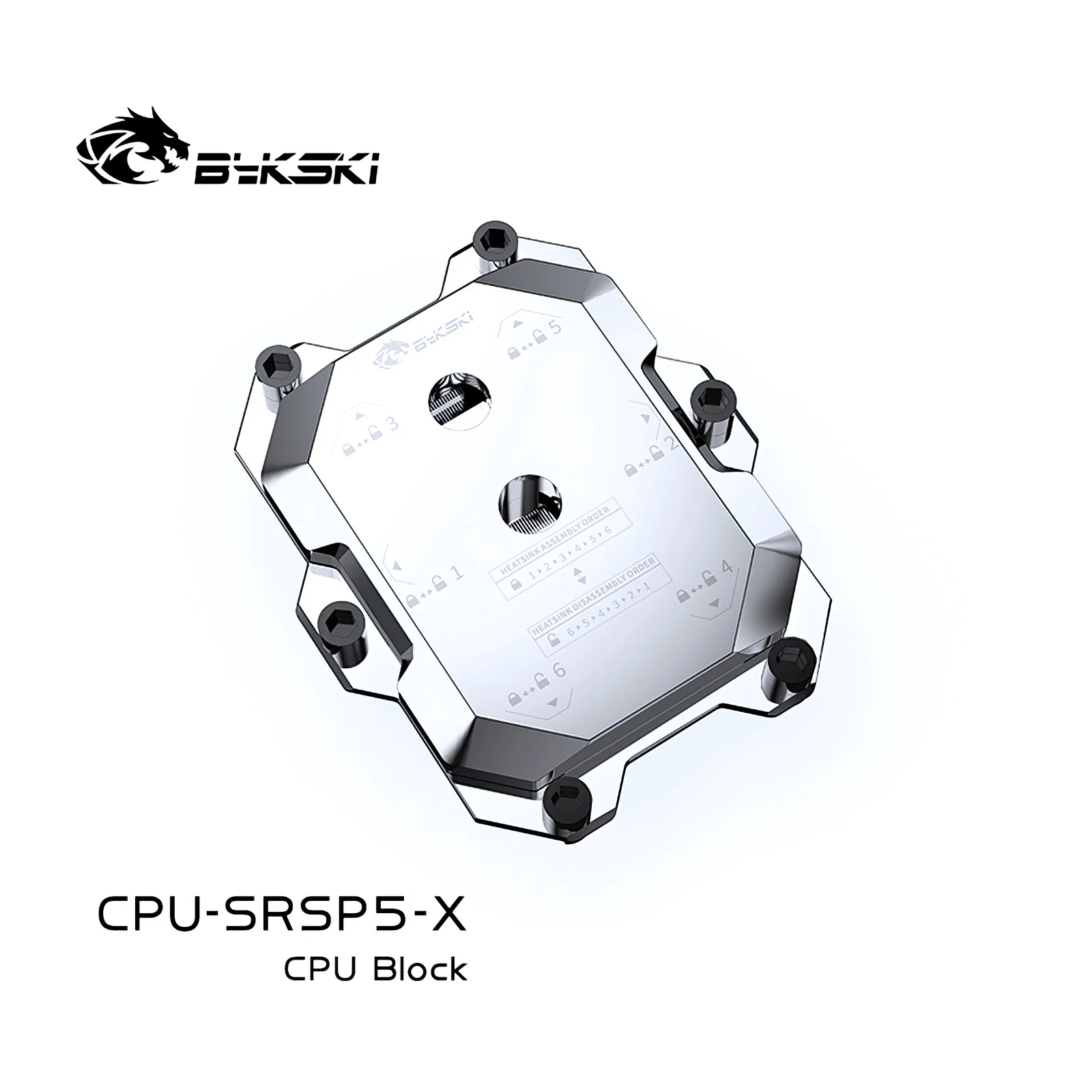 Blok cooling cpu Bykski za cpu AMD SP5 CPU-SRSP5-X