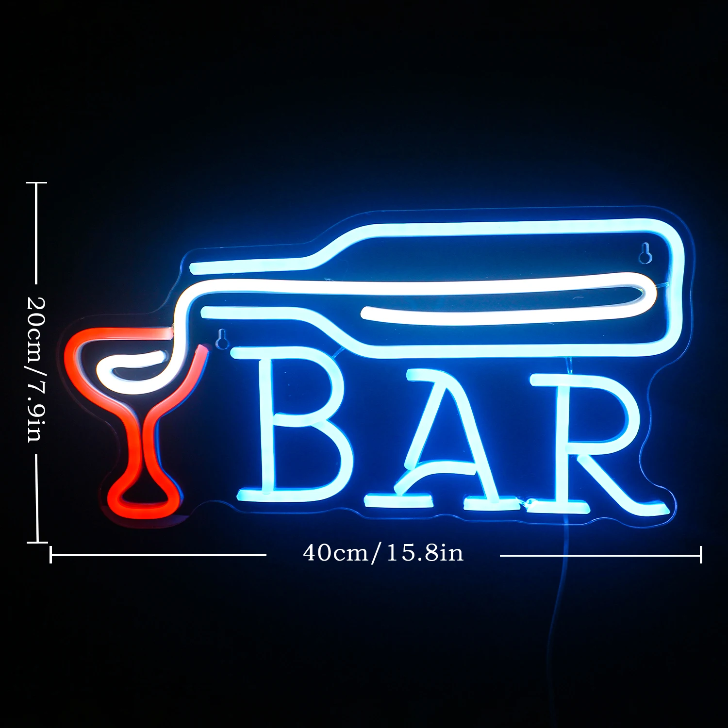 Bar Čašu Za Vino LED Neonski Downlight Art Firma 5 U S Napajanjem iz USB Neonska Reklama za KLUB Zidni Dekor Dar Večernje Помолвка Spavaća soba Osnovna Neonska Lampa