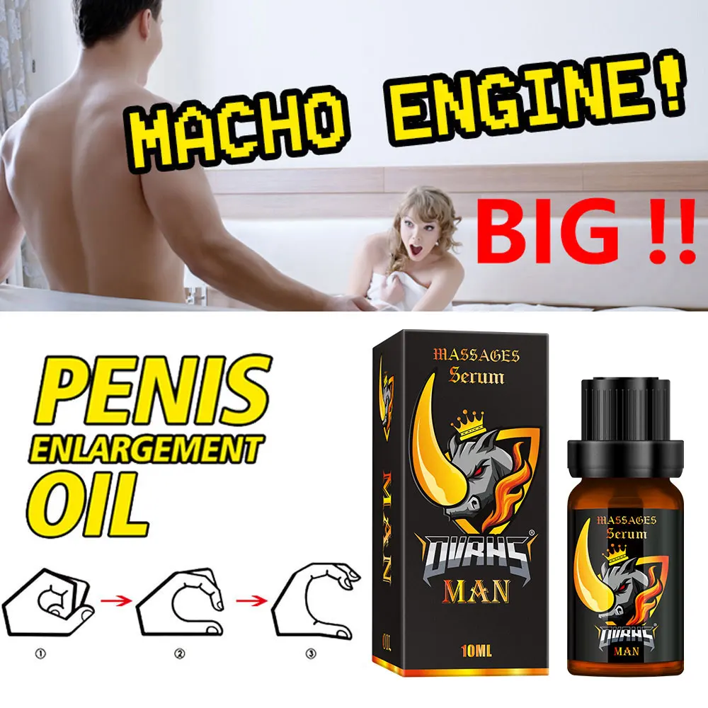 Stalno zadebljanje penisa, ulje za masažu za povećanje rasta, veliki kurac, pojačana erekcije, odgađanje ejakulacije muškaraca penisa