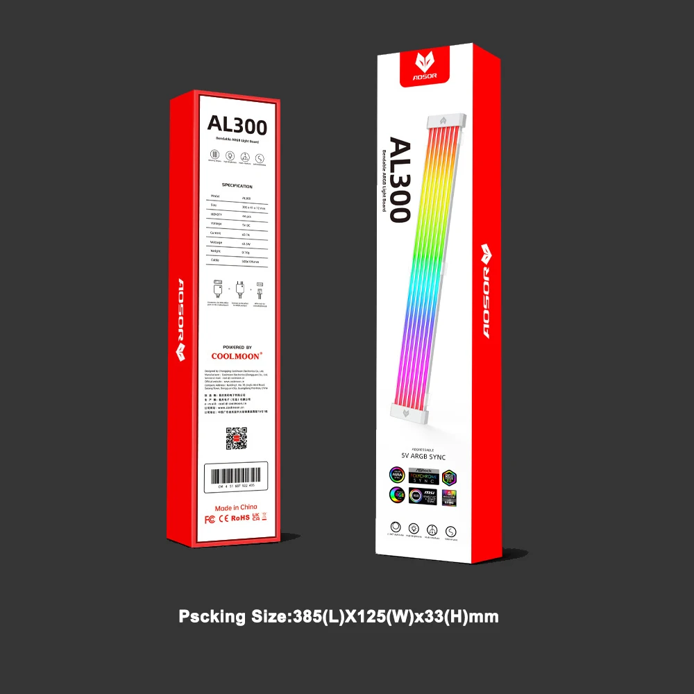Neonski Kabel Šasije Coolmoon ARGB ARGB Za ATX24PIN/GPU 2x8PIN/3x8pin, Dekorativna Rasvjeta Trake za igre kabineta za PC 